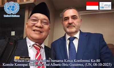 Ketua Konferensi Ke-80 Komite Keempat PBB Berikan Komentar atas Pidato Wilson Lalengke