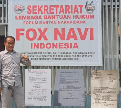 LBH FOX NAVI Desak Kapolres Jaksel Usut Tuntas Dugaan Tipu Gelap yang Libatkan Oknum Partai Gerindra dan Habib Muhammad Lutfi Ali Bin Yahya