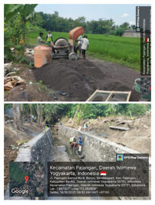 Pengerjaan Talud Tebing Sungai di Benyo Sendangsari Pajangan Papan Nama Tak Terpasang Diduga Tidak Sesuai Speck dan Terkesan Asal Asalan