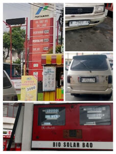 Terekam Mengangsu Solar Subsidi, Mobil Kijang Silver Kabur Saat Didekati Wartawan di SPBU 44.507.05 Salatiga