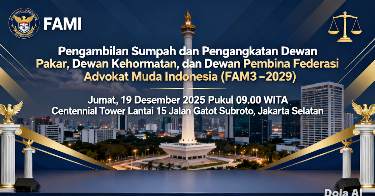 Ini Dia Perwakilan Bumi Turatea Jeneponto, Bambang Hariyanto Masuk Dewan Pembina FAMI